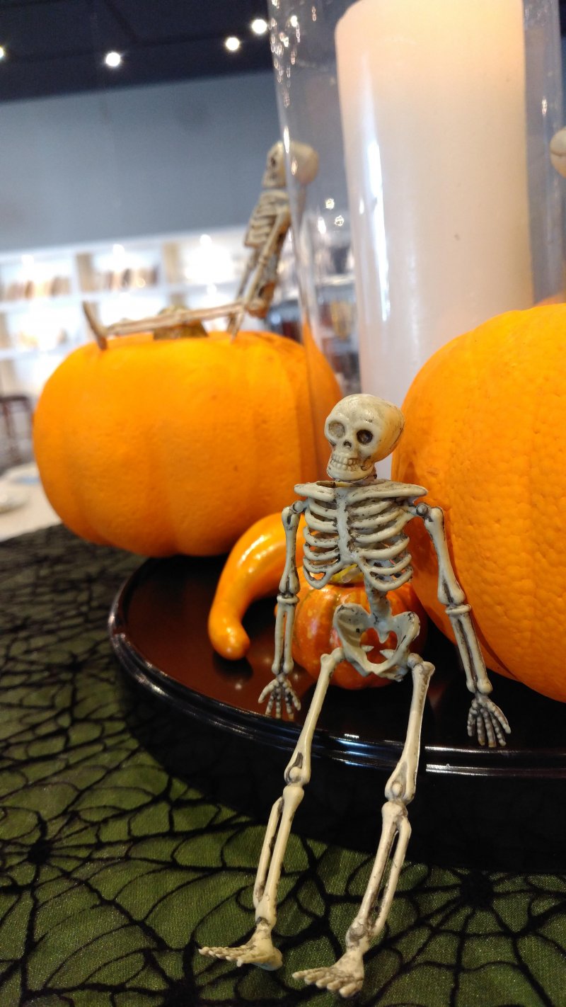 Got to decorate the Halloween tables at work and filled the centerpiece with Spookyboies.