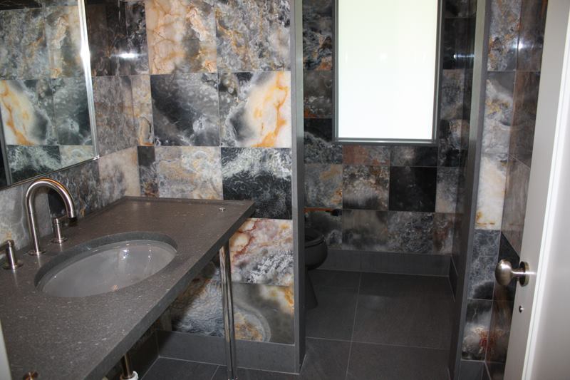 Granite Stone Wall In Bathroom