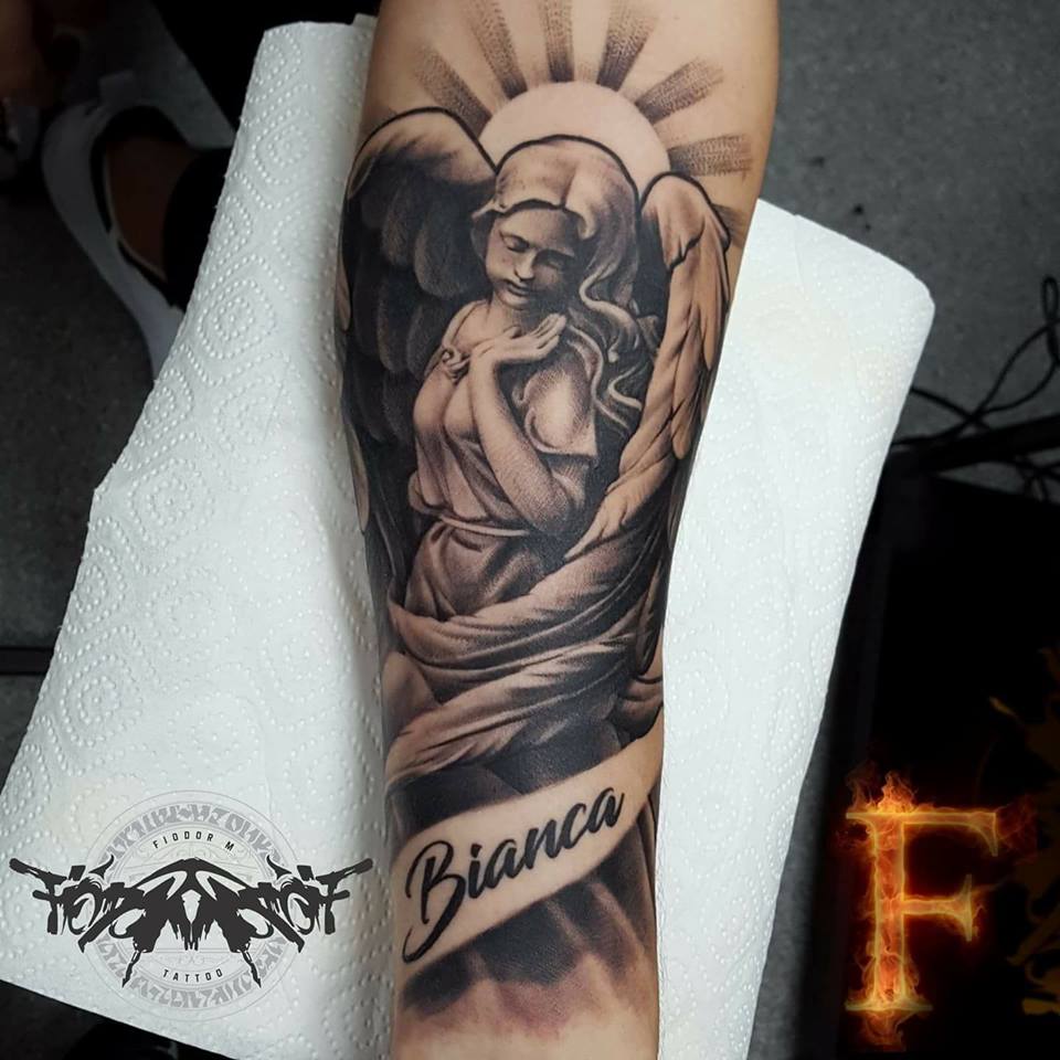 50 Amazing Angel Tattoo Designs That Come With Powerful Meanings