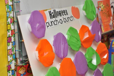 Halloween Punch A Bunch Game for Kids.
