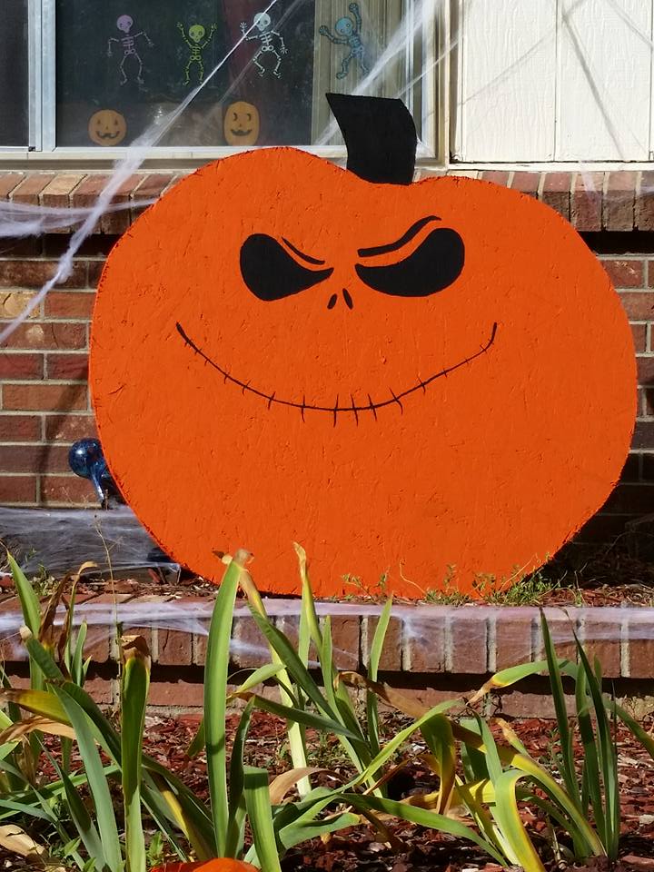 Jack Skelington pumpkin - decoration