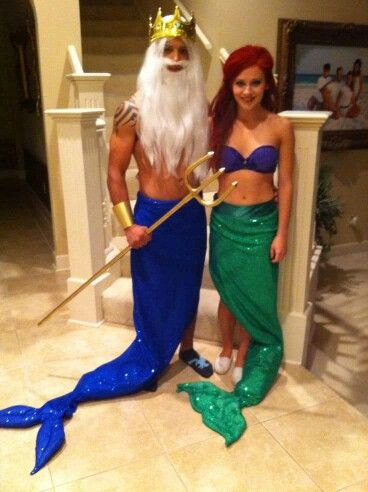 King triton and ariel costume