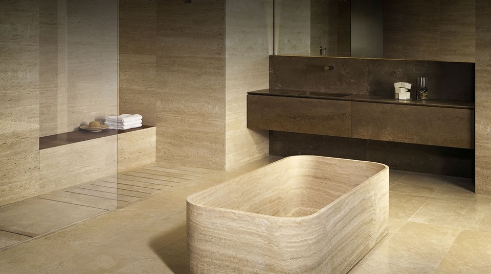 Marvellous Stone Bathtub Design