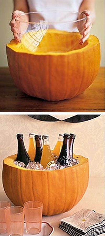 Pumpkin Drinks Holder - Halloween Decoration