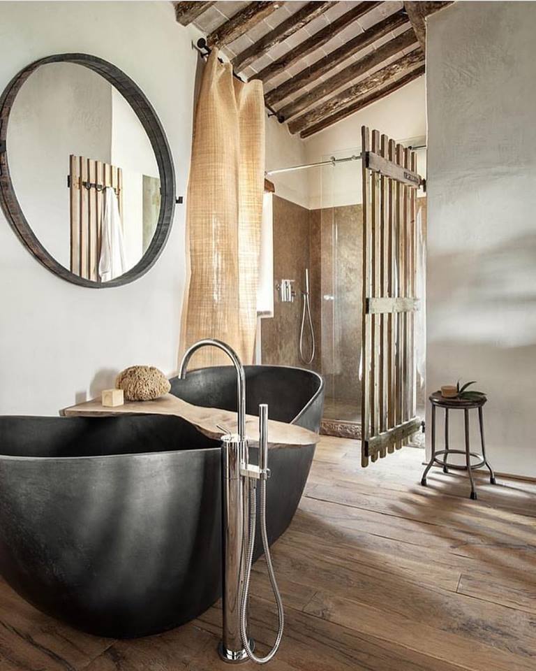 Ravishing Rustic Bathroom Designs With Beautiful Accessories