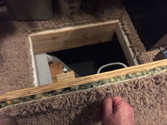 Secret Crawlspace Access Door