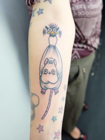 Super Cute And Silly Spirited Away Tattoo