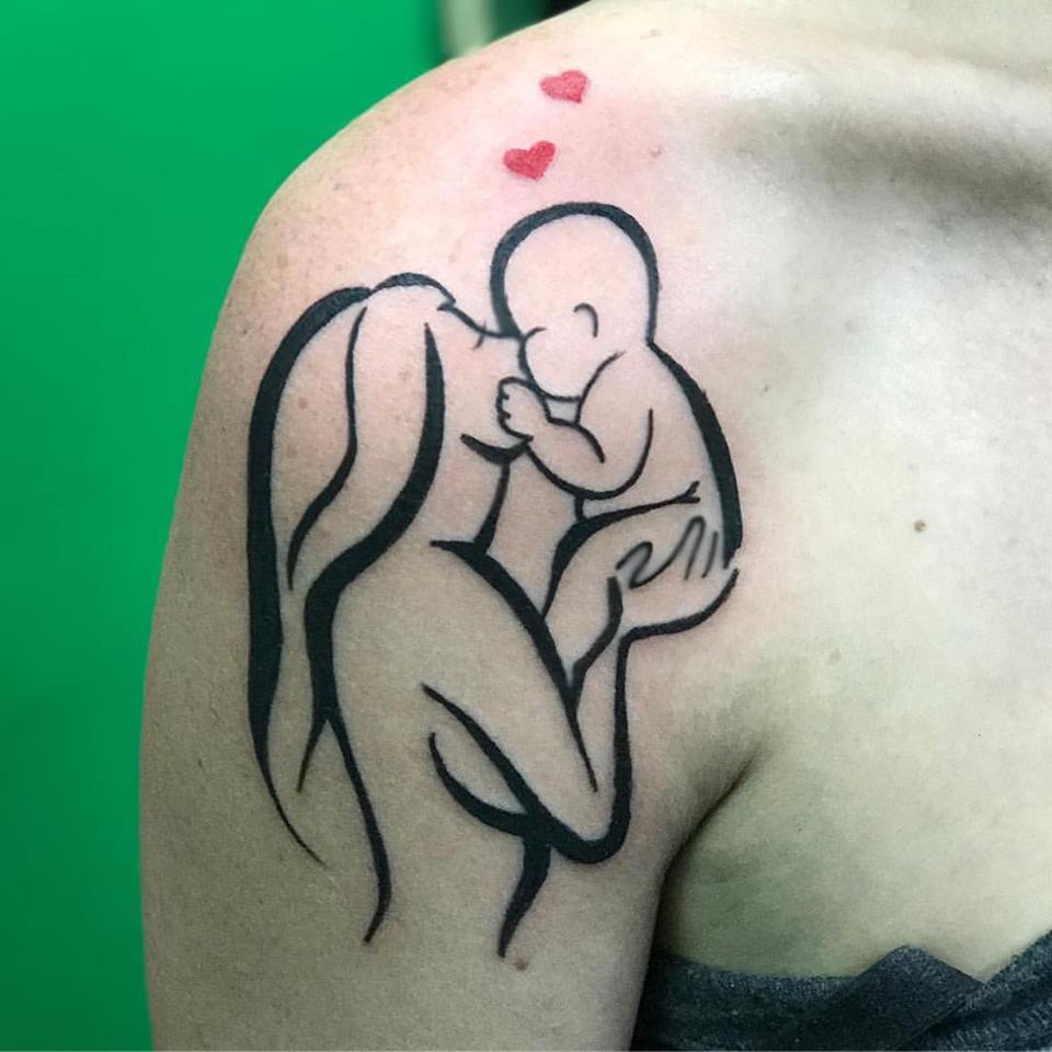 Unique Tattoo On Shoulder