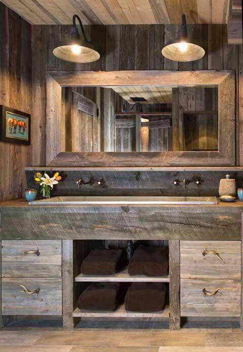 Wonderful Rustic Bathroom Design