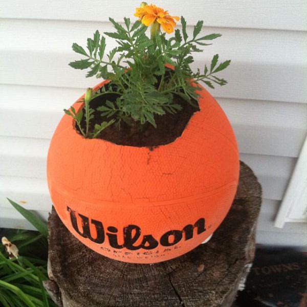 Basketball Planter