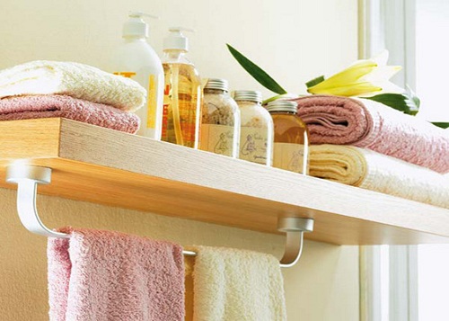 Bathroom shelving storage