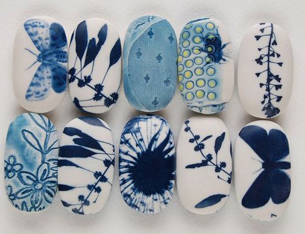 Beach themed painted rock collection
