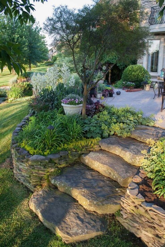 Beautiful backyard landscaping