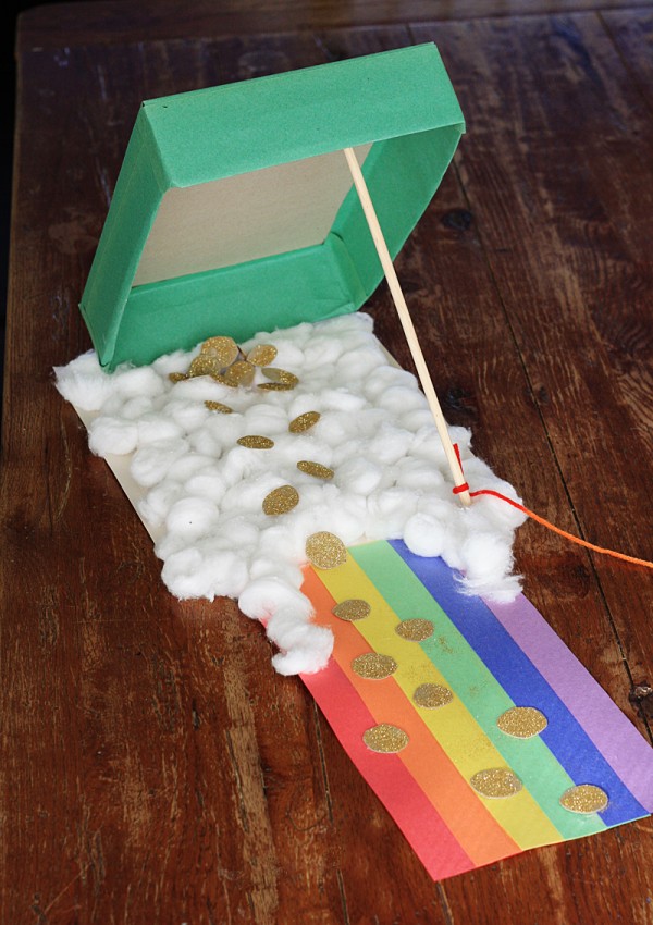 Cereal Box Leprechaun Trap Crafts by Amanda