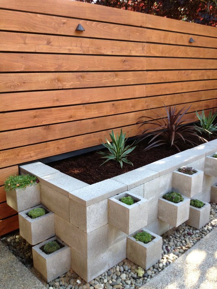 Cinder Blocks Garden