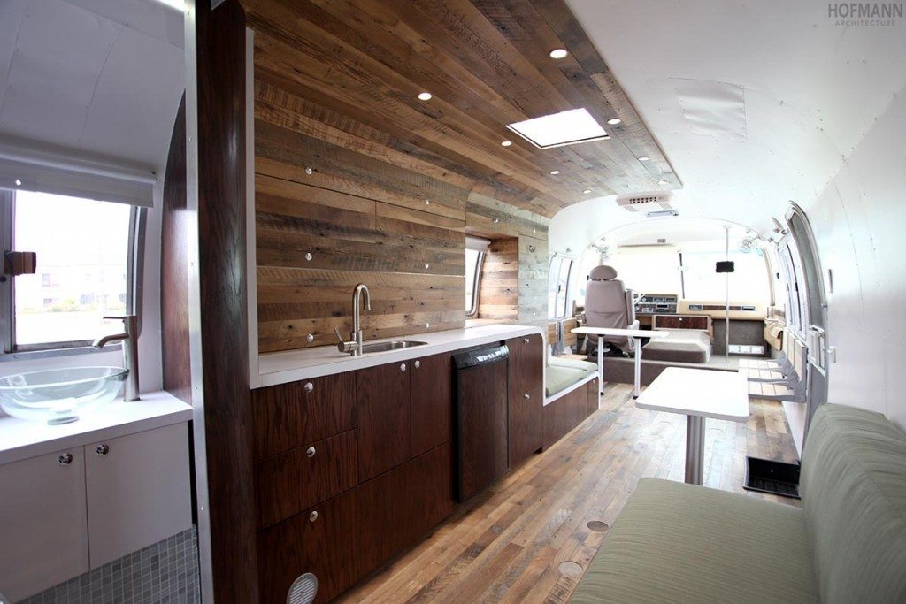 Classic Motorhome cabinets airstream wood interior storage