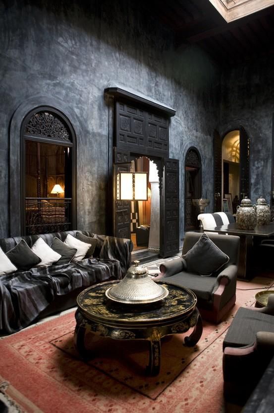 gothic dramatic interior decor reek boldness designs décor