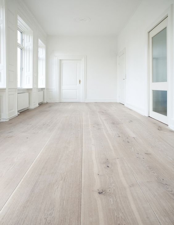 Cozy Whitewashed Floors