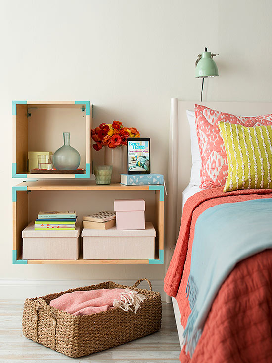Create a floating nightstand