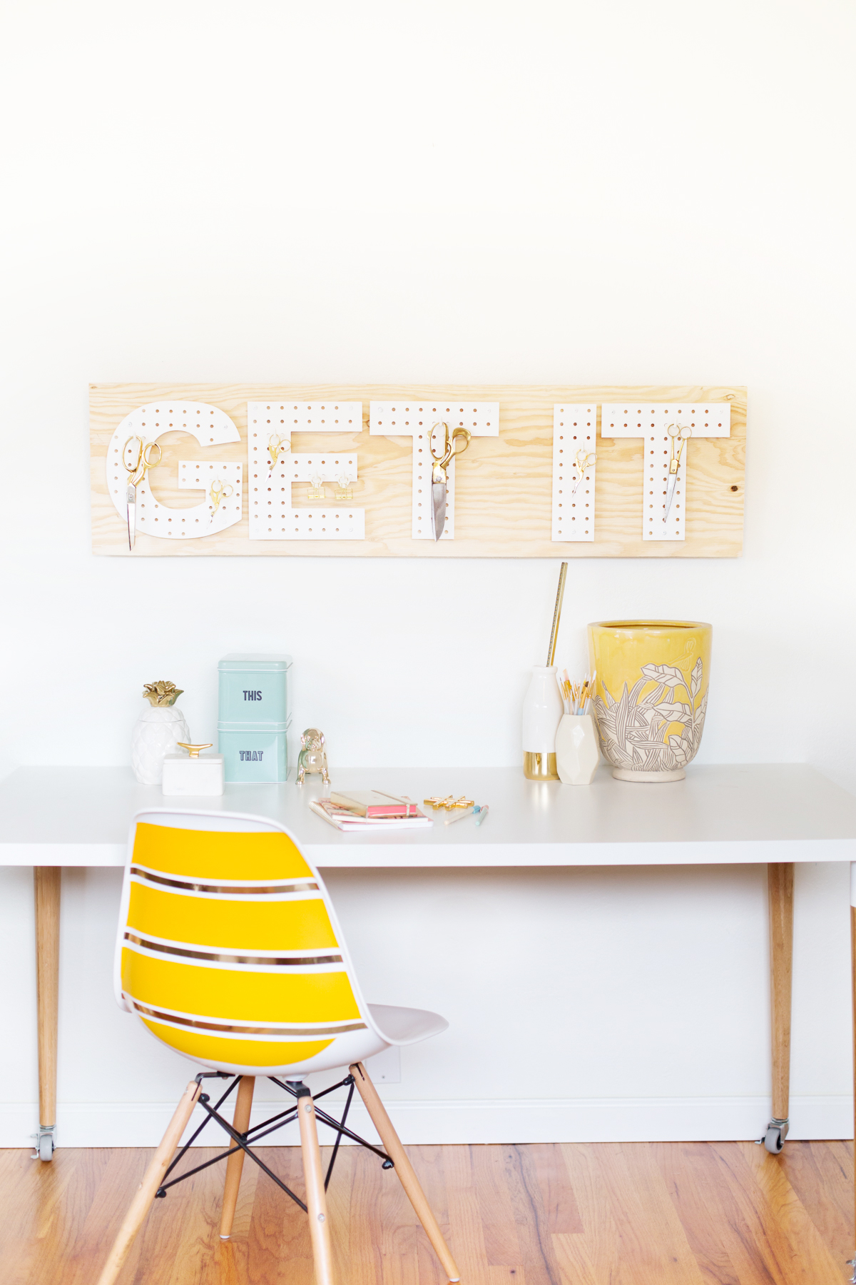 DIY Pegboard Words