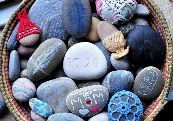 Fish Painted Stones