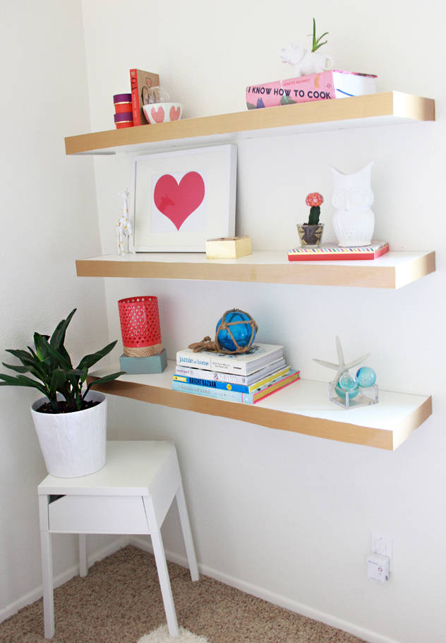 Floating Shelves Color Block