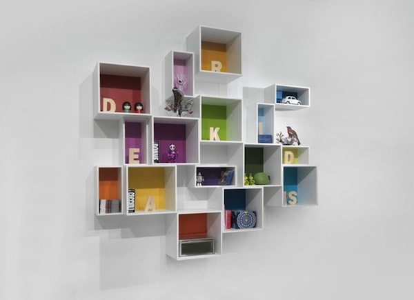 Fun alphabetical shelving