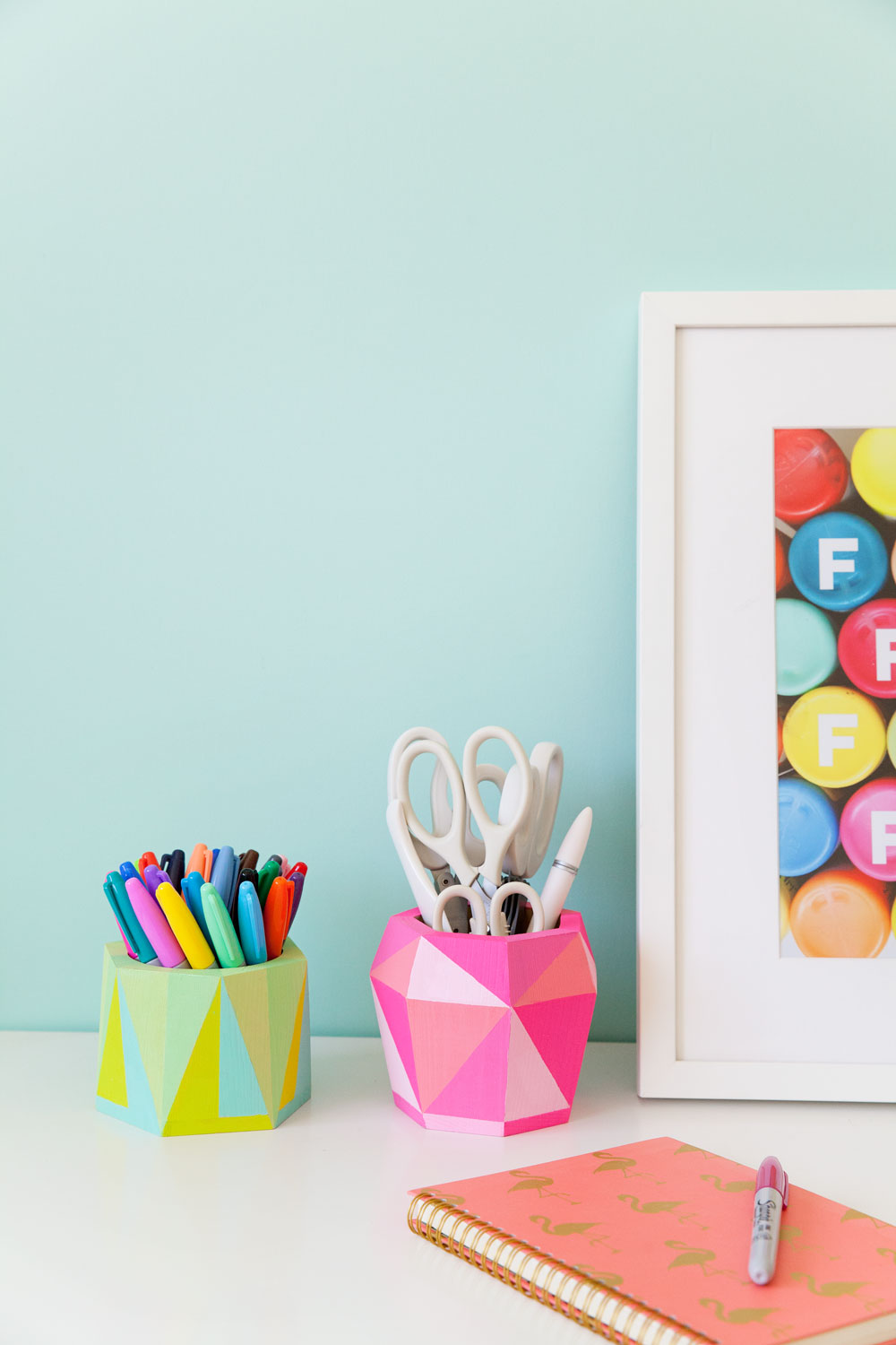 Geometric Storage Cups