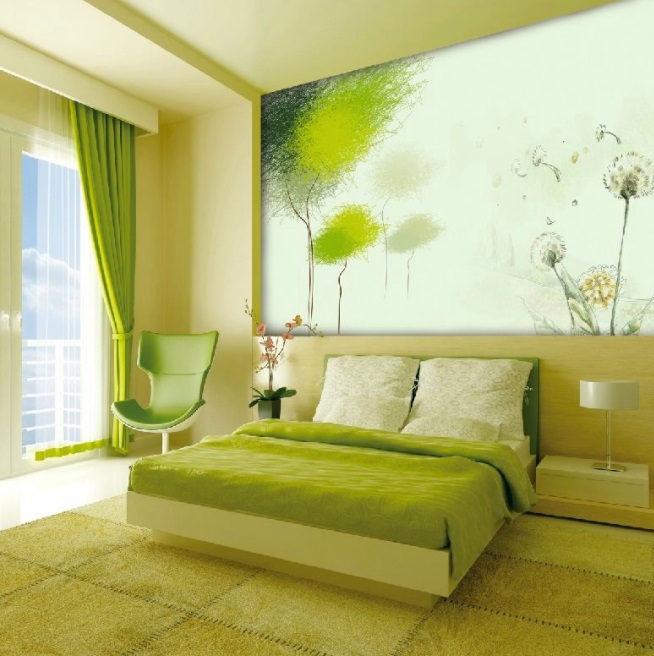 Green Master Bedroom Design Gives You Fresh Look