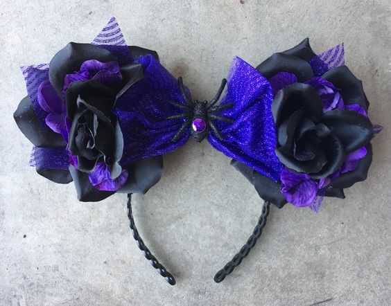 Headband Black and Purple for Girls.