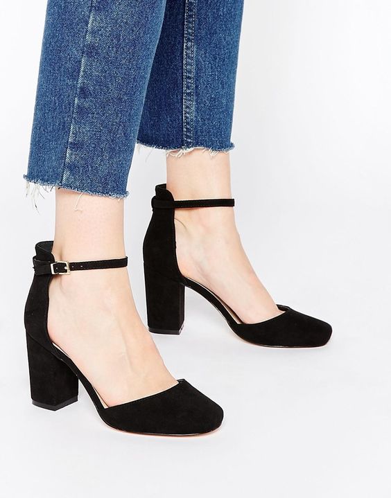 36 Sophistically-Suave Block Heels for Stylish Women