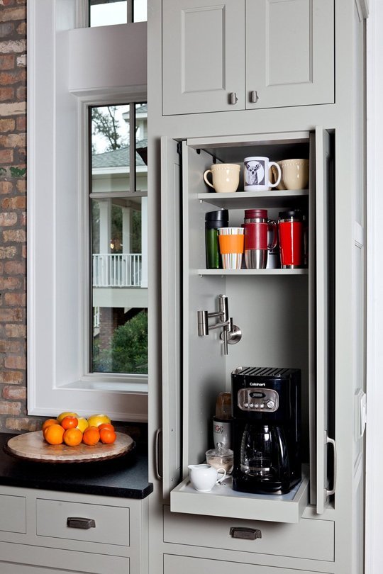 Kitchen appliances storage