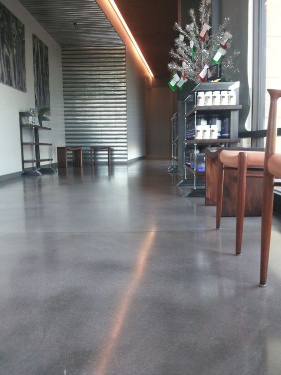 Natural Gray Concrete Floor