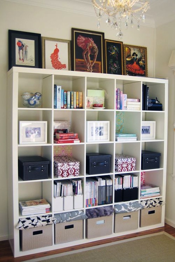 Office wall shelving