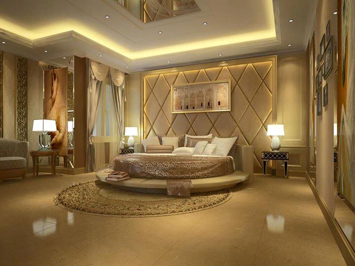 Outstanding Master Bedroom Design With Beige Theme