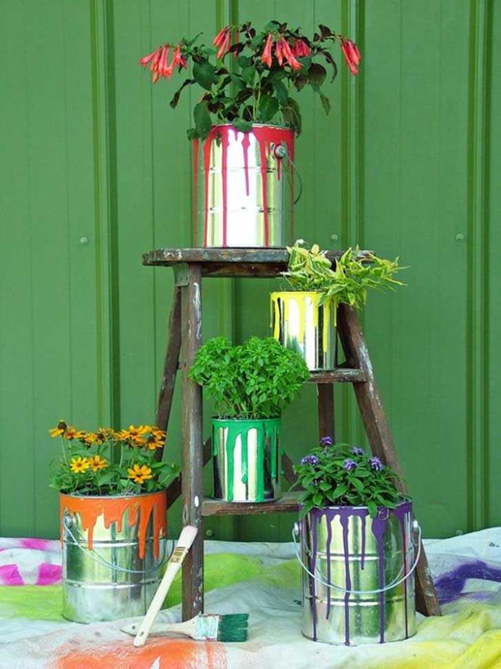 Paint Can Planter