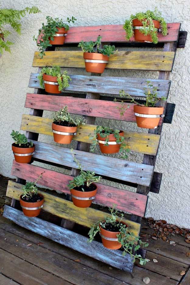 Paint your wood and your compact garden would be a great decoration of your backyard.