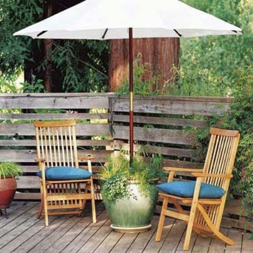 Patio Umbrella Garden