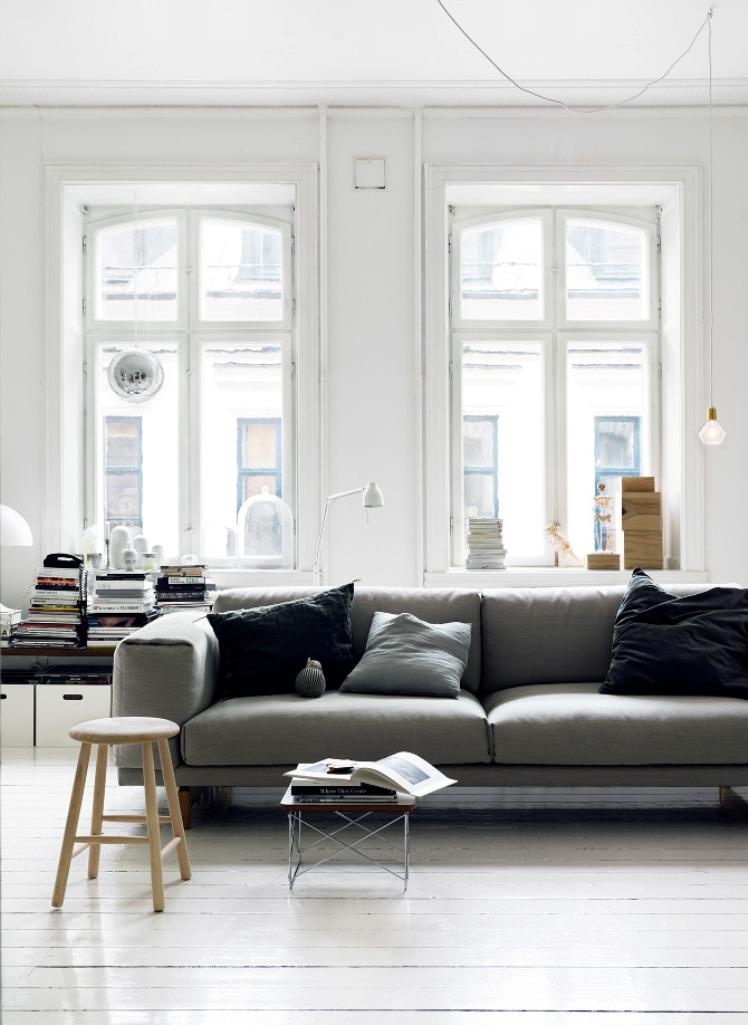 Pretty Scandinavian Living Room
