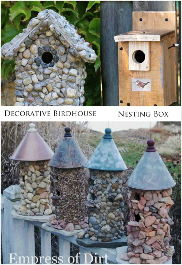 Stone Birdhouse