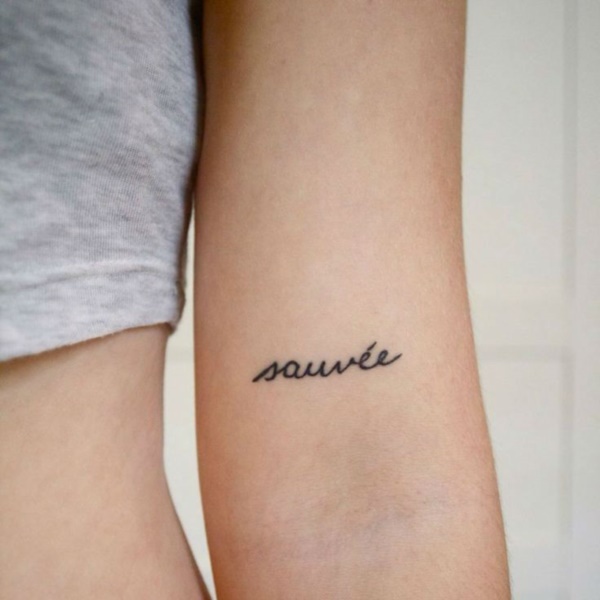 The Sauvé tattoo
