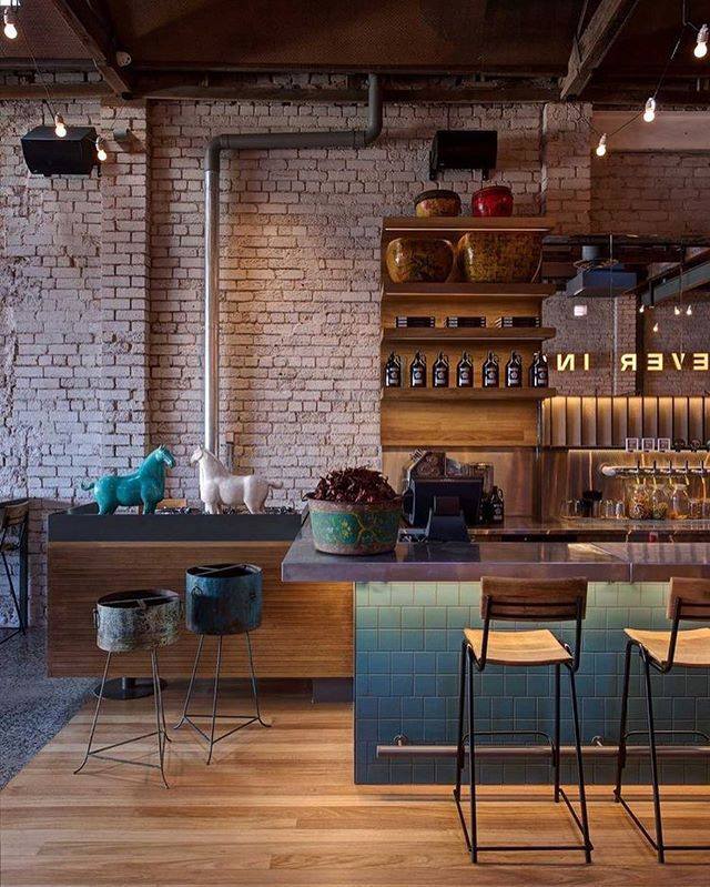 Beautiful Loft Kitchen With Brick Wall