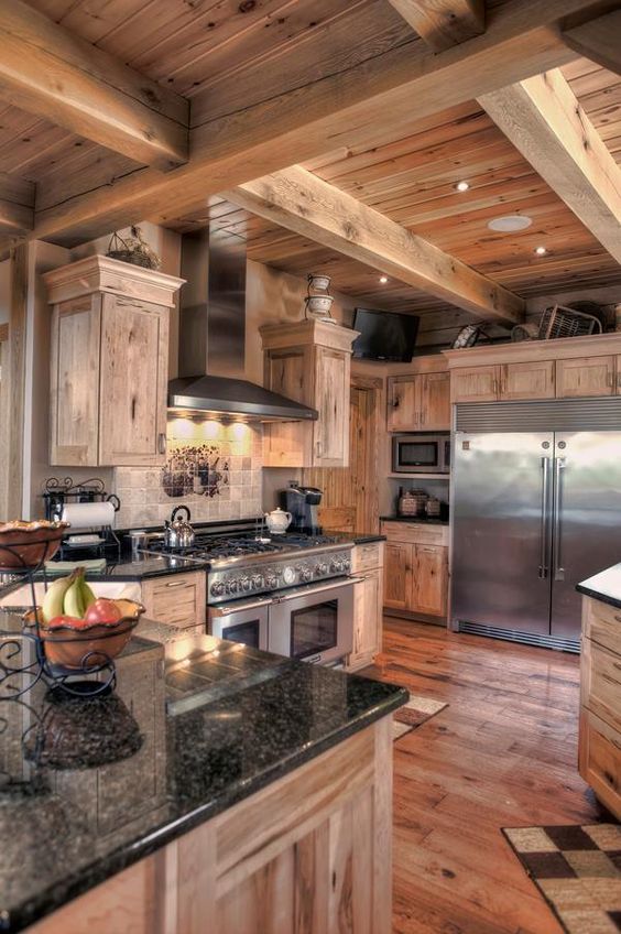 Gorgeous kitchen by Woodland Timberframing