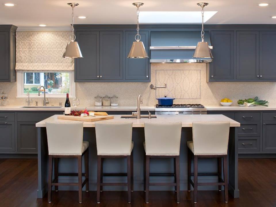 Grey Theme Loft Kitchen Design