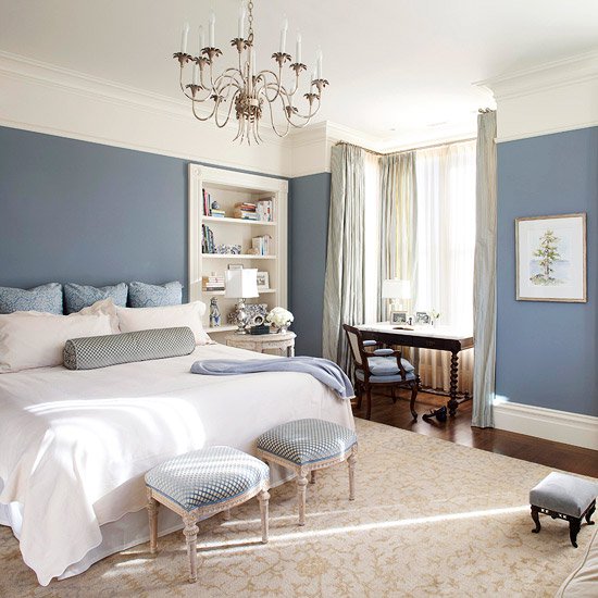 Pastel Blue Bedroom Design Ideas