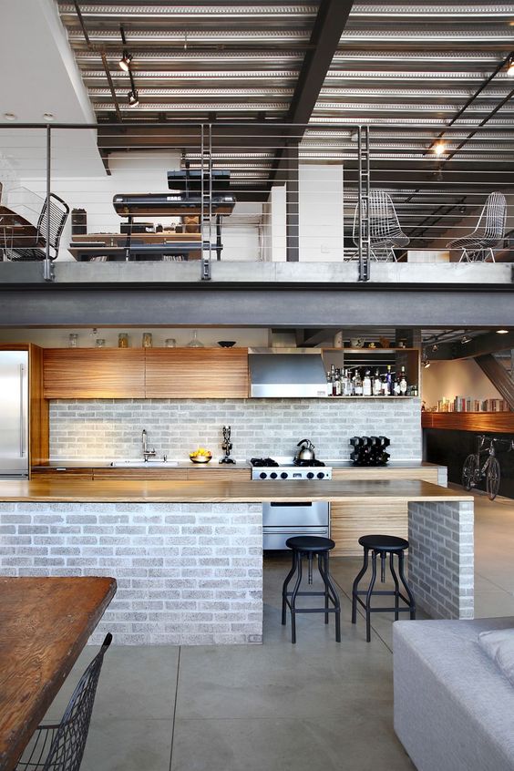 small loft kitchens