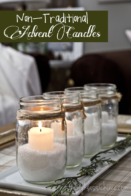 Advent Candles By Yellow Bliss Road