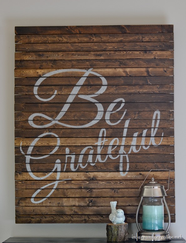 Be Thankful Pallet Art By Infarrantly Creative
