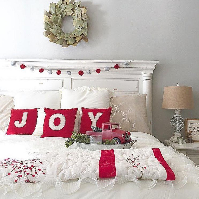 Bedroom Christmas Decor