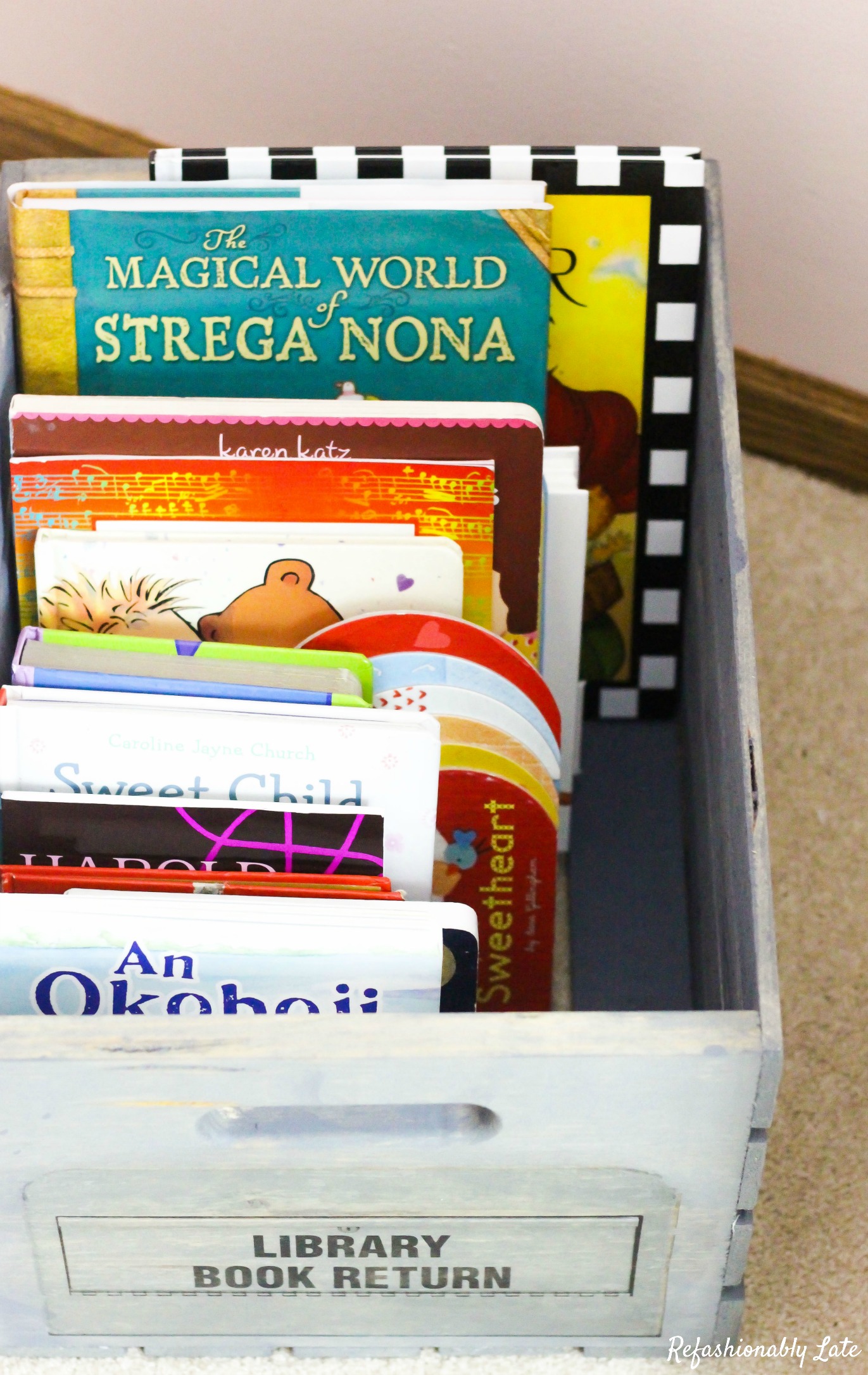 Book Storage via Refashion ably Late